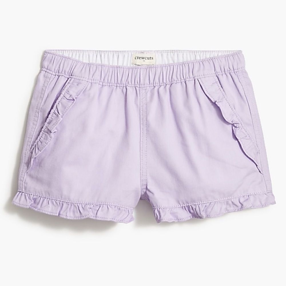 Toddler Girl’s Twill Ruffle Short